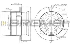 Bremsi CD6639V - DISCO DE FRENO | BRAKE DISCS