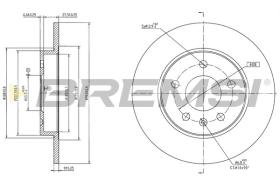 Bremsi CD6640S - DISCO DE FRENO | BRAKE DISCS