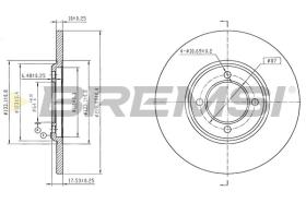 Bremsi CD6641S - DISCO DE FRENO | BRAKE DISCS