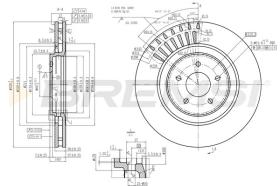 Bremsi CD6646V - DISCO DE FRENO | BRAKE DISCS