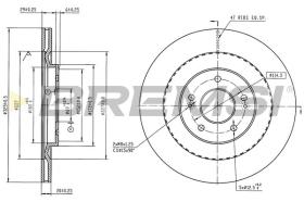 Bremsi CD6648V - DISCO DE FRENO | BRAKE DISCS