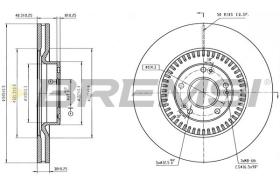 Bremsi CD6656V - DISCO DE FRENO | BRAKE DISCS