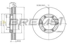 Bremsi CD6669V - DISCO DE FRENO | BRAKE DISCS