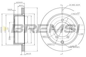 Bremsi CD6677V - DISCO DE FRENO | BRAKE DISCS