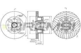 Bremsi CD6699V - DISCO DE FRENO | BRAKE DISCS