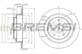 Bremsi CD6710V - DISCO DE FRENO | BRAKE DISCS