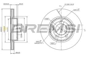 Bremsi CD6718V - DISCO DE FRENO | BRAKE DISCS
