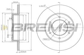 Bremsi CD6723S - DISCO DE FRENO | BRAKE DISCS