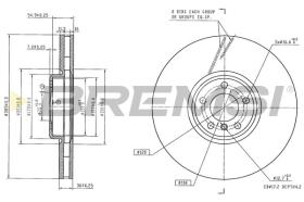 Bremsi CD6729V - DISCO DE FRENO | BRAKE DISCS