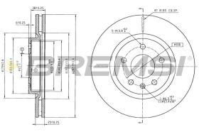 Bremsi CD6730V - DISCO DE FRENO | BRAKE DISCS