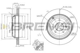 Bremsi CD6732V - DISCO DE FRENO | BRAKE DISCS
