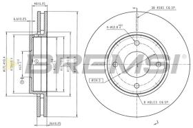 Bremsi CD6743V - DISCO DE FRENO | BRAKE DISCS
