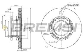Bremsi CD6745V - DISCO DE FRENO | BRAKE DISCS