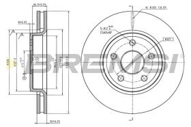 Bremsi CD6747V - DISCO DE FRENO | BRAKE DISCS