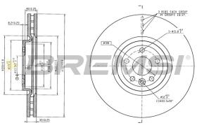 Bremsi CD6782V - DISCO DE FRENO | BRAKE DISCS
