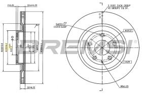 Bremsi CD6787V - DISCO DE FRENO | BRAKE DISCS