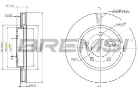 Bremsi CD6791V - DISCO DE FRENO | BRAKE DISCS