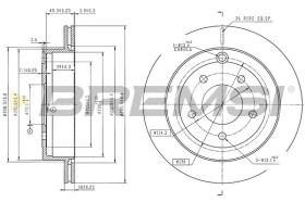 Bremsi CD6796V - DISCO DE FRENO | BRAKE DISCS