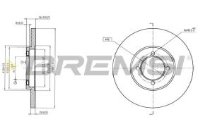 Bremsi CD6820S - DISCO DE FRENO | BRAKE DISCS