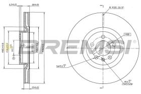 Bremsi CD6856V - DISCO DE FRENO | BRAKE DISCS