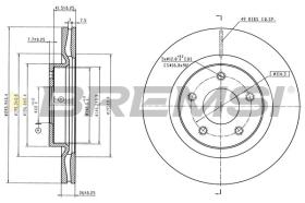 Bremsi CD6857V - DISCO DE FRENO | BRAKE DISCS