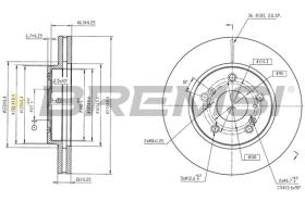 Bremsi CD6892V - DISCO DE FRENO | BRAKE DISCS