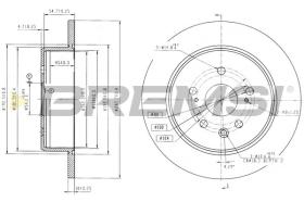 Bremsi CD6903S - DISCO DE FRENO | BRAKE DISCS