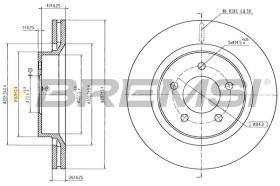 Bremsi CD6912V - DISCO DE FRENO | BRAKE DISCS