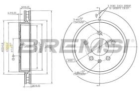 Bremsi CD6914V - DISCO DE FRENO | BRAKE DISCS