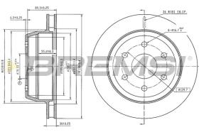 Bremsi CD6919V - DISCO DE FRENO | BRAKE DISCS