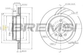 Bremsi CD7021V - DISCO DE FRENO | BRAKE DISCS