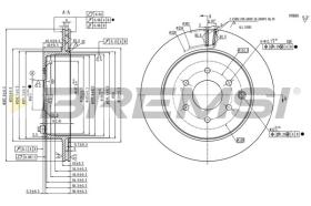 Bremsi CD7785V - DISCO DE FRENO | BRAKE DISCS