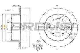 Bremsi CD7993S - DISCO DE FRENO | BRAKE DISCS