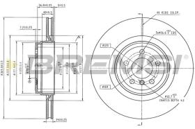 Bremsi CD8036V - DISCO DE FRENO | BRAKE DISCS
