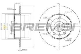 Bremsi CD8508S - DISCO DE FRENO | BRAKE DISCS