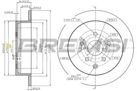 Bremsi CD8519S - DISCO DE FRENO | BRAKE DISCS
