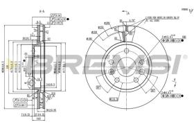 Bremsi CD8952V - DISCO DE FRENO | BRAKE DISCS