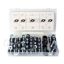 JBM 54944 - ESTUCHE DE ABRAZADERAS DE PLÁSTICO PARA TUBOS 42PCS