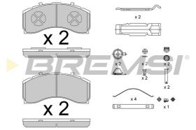 Bremsi BP7344 - PASTILLA DE FRENO | BRAKE PADS
