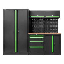 JBM SERIE579 - CONJUNTO DE MUEBLES MODULARES (13PCS) - SET CON ARMARIO DE D