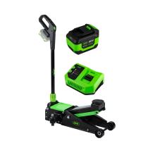 JBM 60076 - GATO HIDRÁULICO DE CARRETILLA 3T A BATERÍA CON BATERÍA Y CAR