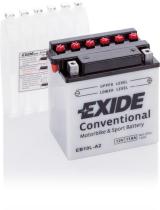 BATERIAS EXIDE EB10L-A2 - EXIDE MOTO 12V CONVENTIONAL EB10L-A2 11AH(C10) 130A(EN) E0 T