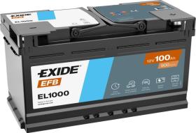 BATERIAS EXIDE EL1000 - BATERÍA EXIDE EL600 SERIE EFB 100AH. 900A + DERECHA