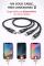 Pool Line 706090 - CABLE CARGADOR RM CONNECT USB 3 EN 1, CONEXIONES TIPO C + MI