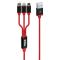 Pool Line 2170 - CABLE CARGADOR RM CONNECT USB 3 EN 1, CONEXIONES TIPO C + MI
