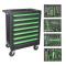 JBM 54553 - CARRO DE HERRAMIENTAS 7 CAJONES IGUALES VERDE