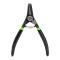 JBM 54714 - ALICATE SEEGER PARA EXTERIORES CON BOCA CURVA 7' 180MM