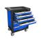JBM 54501 - CARRO DE HERRAMIENTAS ESPECIAL KIT DE CALADO 7 CAJONES AZUL