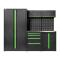 JBM 595 - CONJUNTO DE MUEBLES MODULARES (13PCS) - SET CON ARMARIO DE D