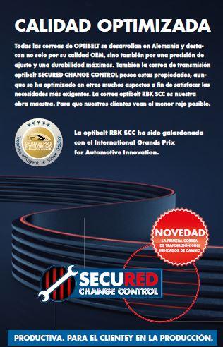 Lanzamiento de correas inteligentes con control de desgaste